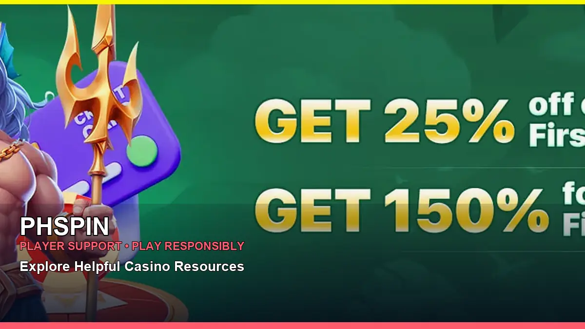 PHSPIN casino terms and player information for the Philippines